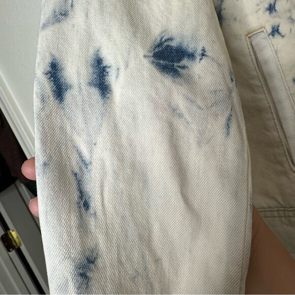 NWT Free People Jones Tie Dye Jean Jacket Medium - Picture 4 of 6